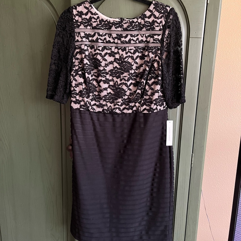 NWT SANDRA DARREN COCKTAIL/wedding dress size 12